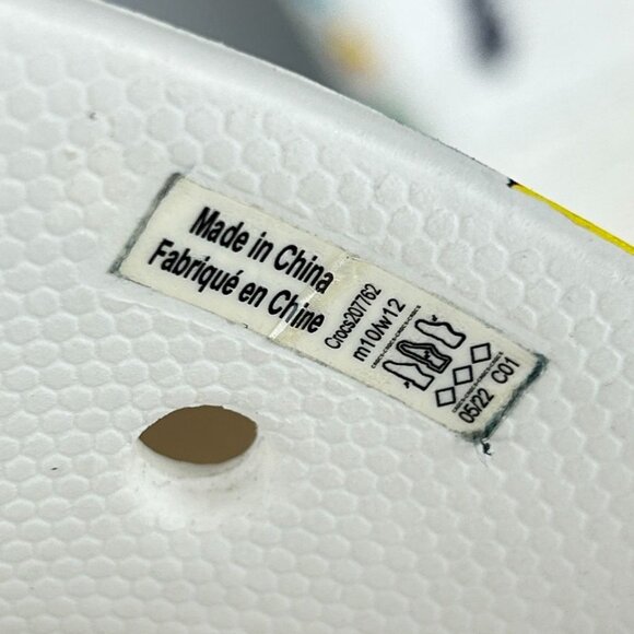 Crocs Classic Pokemon Two Strap Sandals Mens 10 Womens 12 White Multicolor - Picture 9 of 11